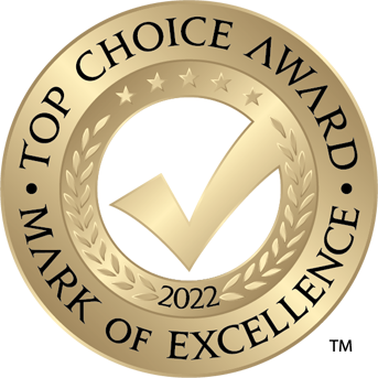 logo for Top Choice Award for Immigration Services in Edmonton for 2022